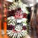 A two-tier classic funeral wreath-f